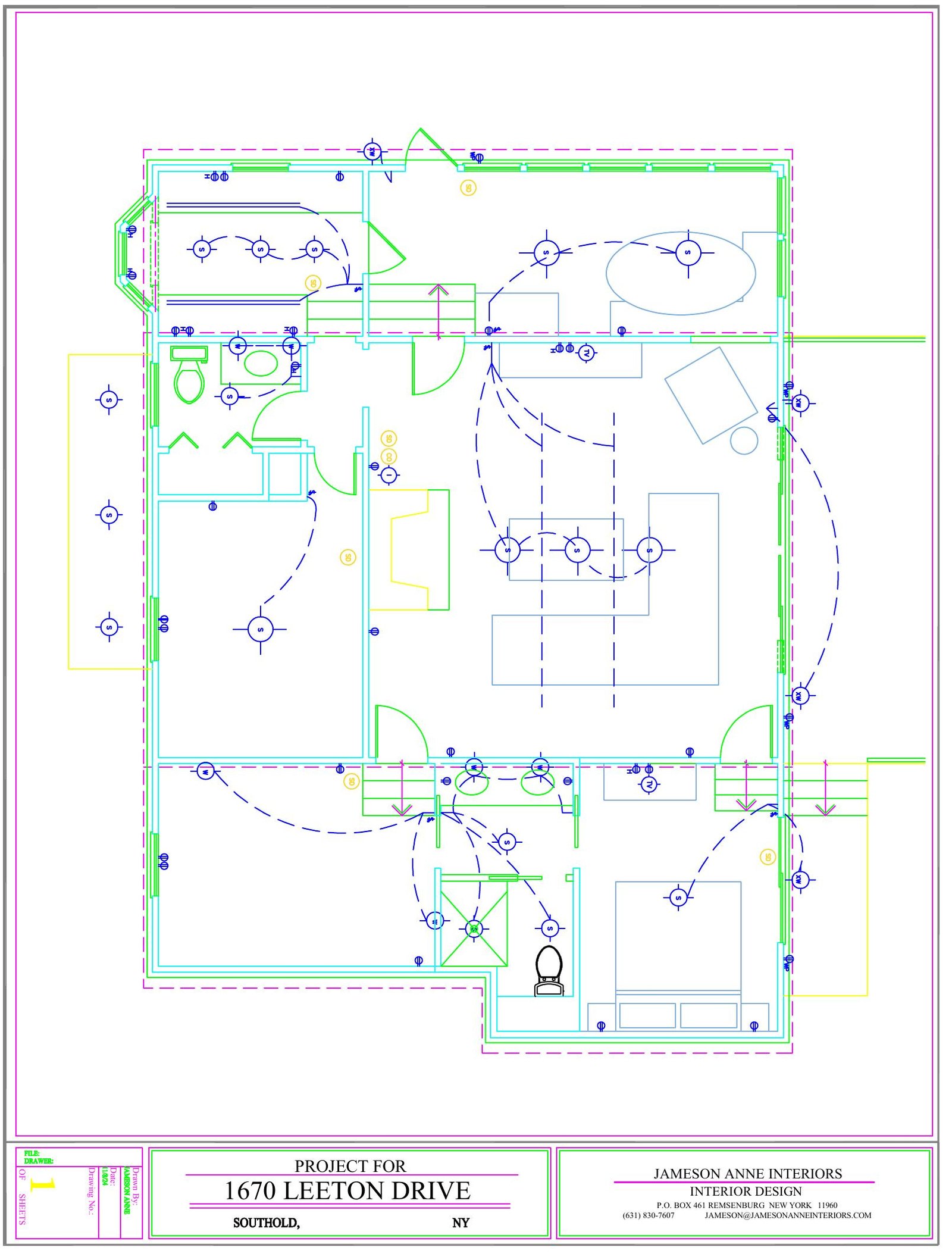 Electrical and lighting plan